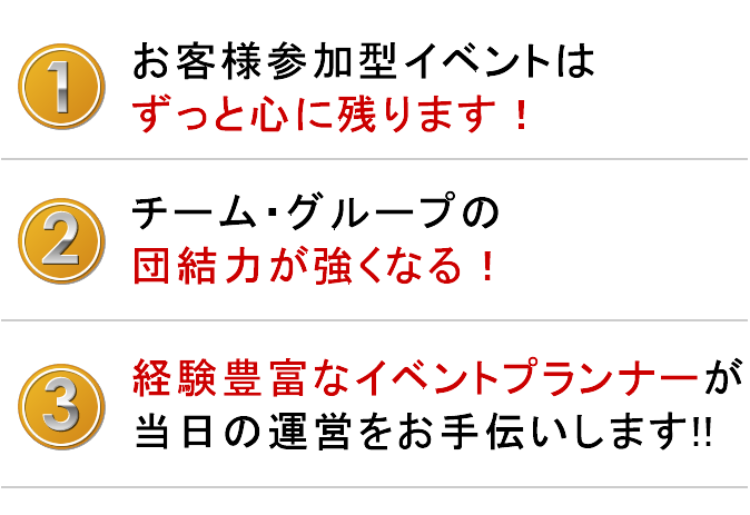 人気のポイント