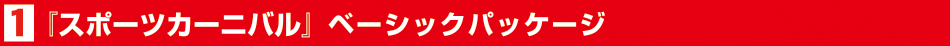 スポーツカーニバルベーシックパッケージ
