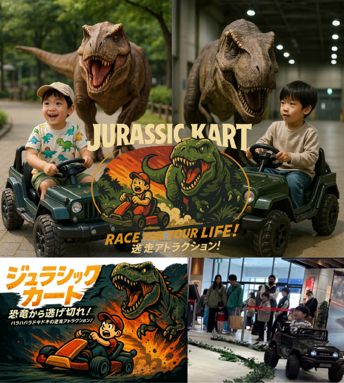 リアルT-REXからの脱出！～電動ジープミッション～